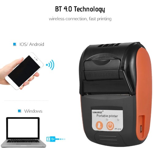 GOOJPRT PT-210 Mini Thermal Printer